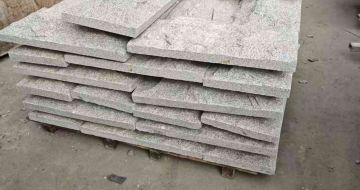 运城芝麻白蘑菇石，自然面