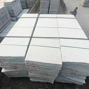 运城芝麻白毛板，石材毛板