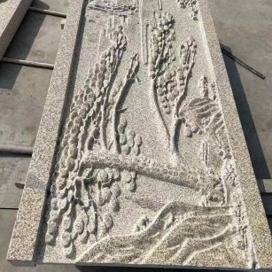 运城黄金麻别墅雕刻版 别墅私人定制