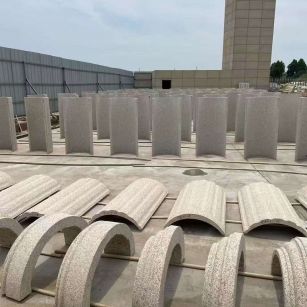 运城黄金麻别墅柱皮 异形 线条定制